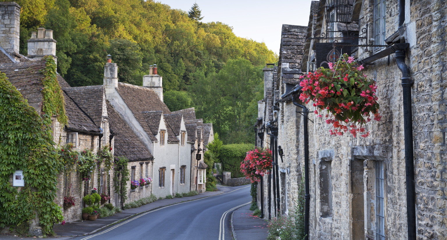Quaint English towns in the countryside