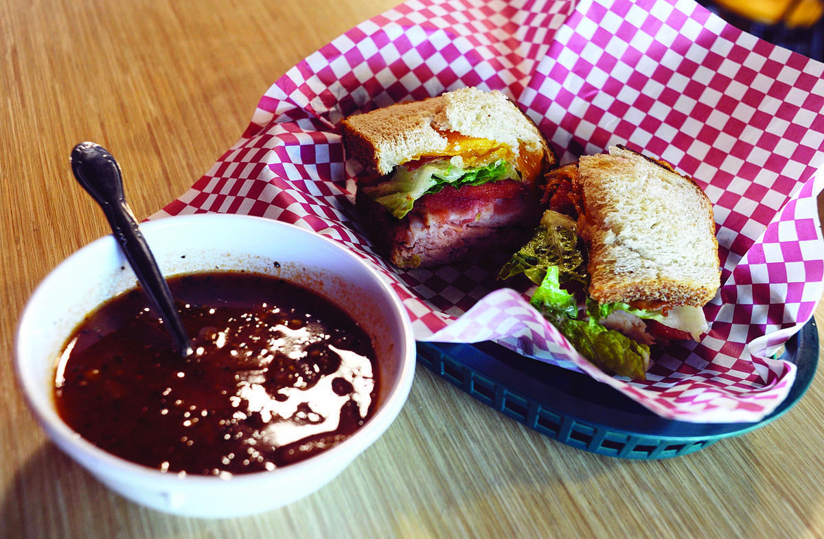 Food at Greens and Grains Café