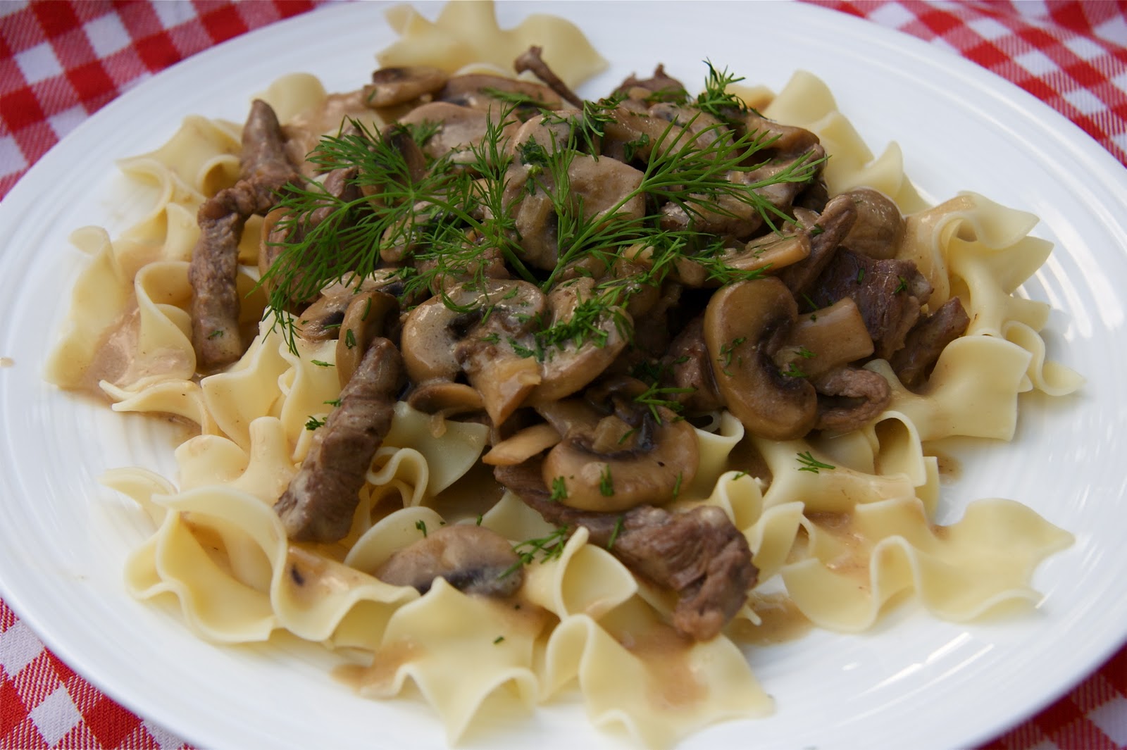 Russian Beef Stroganoff